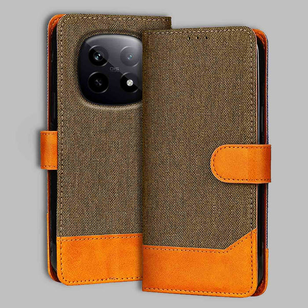 Realme P2 Pro Flip Cover — Denim, Walnut Brown after a year of daily use