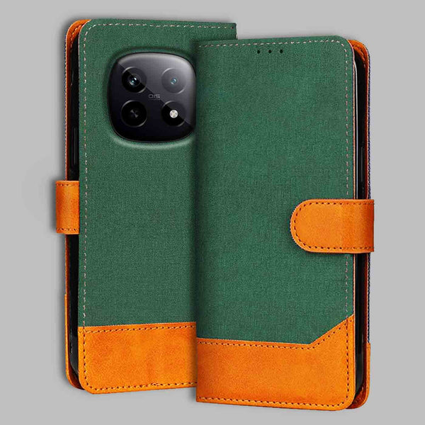 Realme P2 Pro Flip Cover — Chambray, Forest Green after a year of daily use