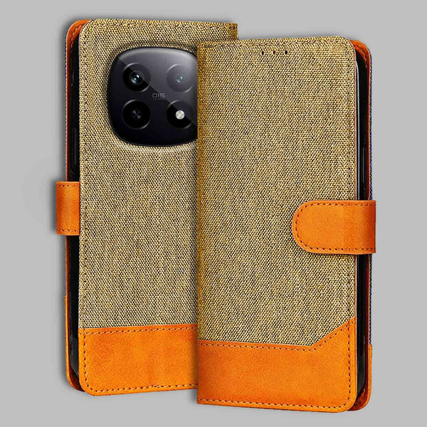 Realme P2 Pro Flip Cover — Denim, Camel Beige after a year of daily use