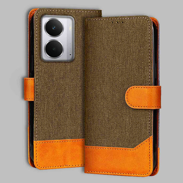 Realme P3 5G Flip Cover — Denim, Walnut Brown after a year of daily use