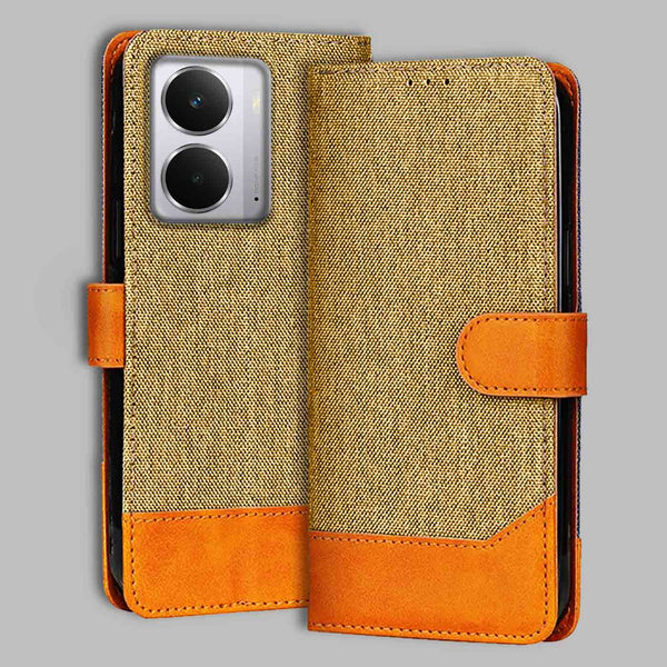 Realme P3 5G Flip Cover — Denim, Camel Beige after a year of daily use