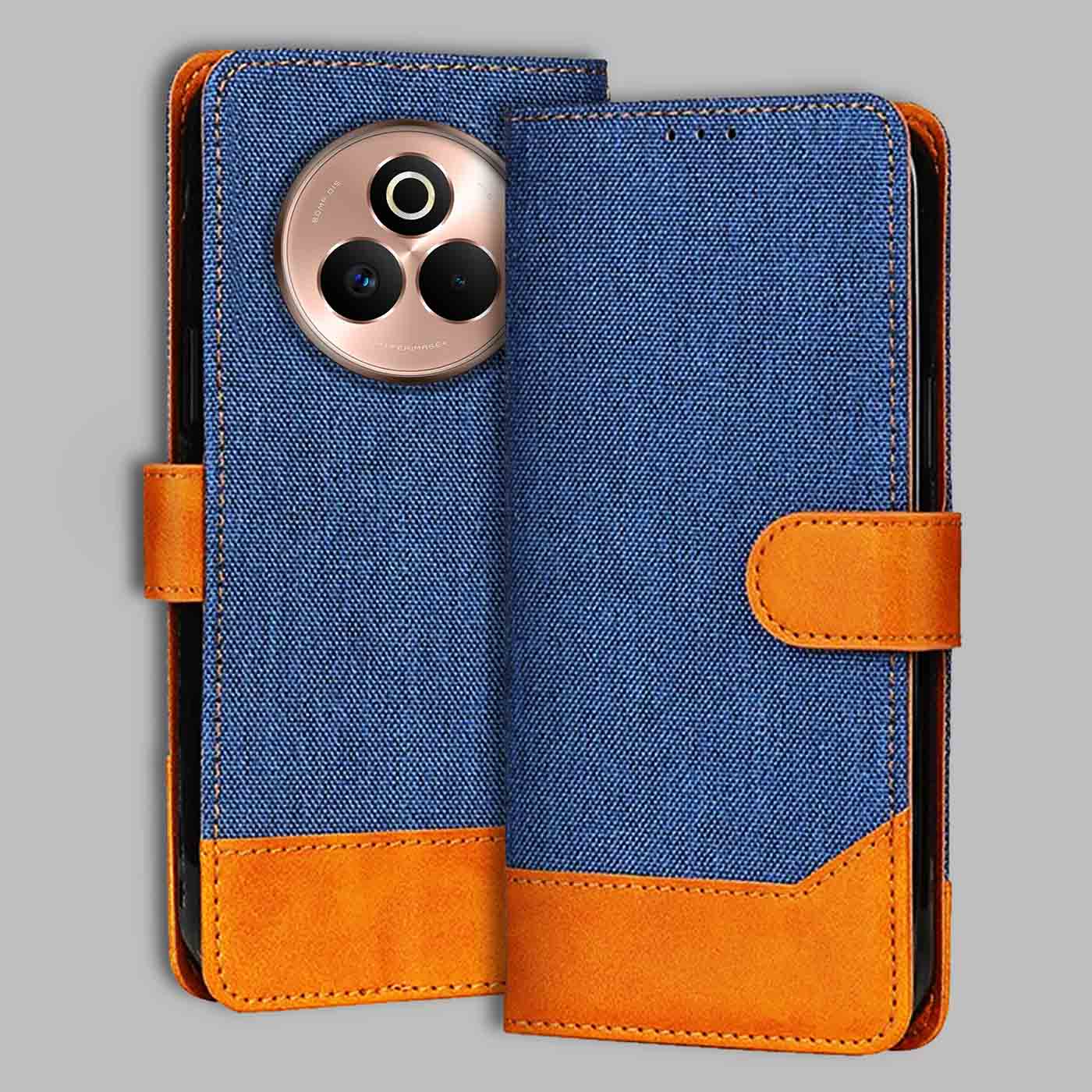 Accesorios Realme P3 Pro denim flip cover – Blue – Image 1 #color_