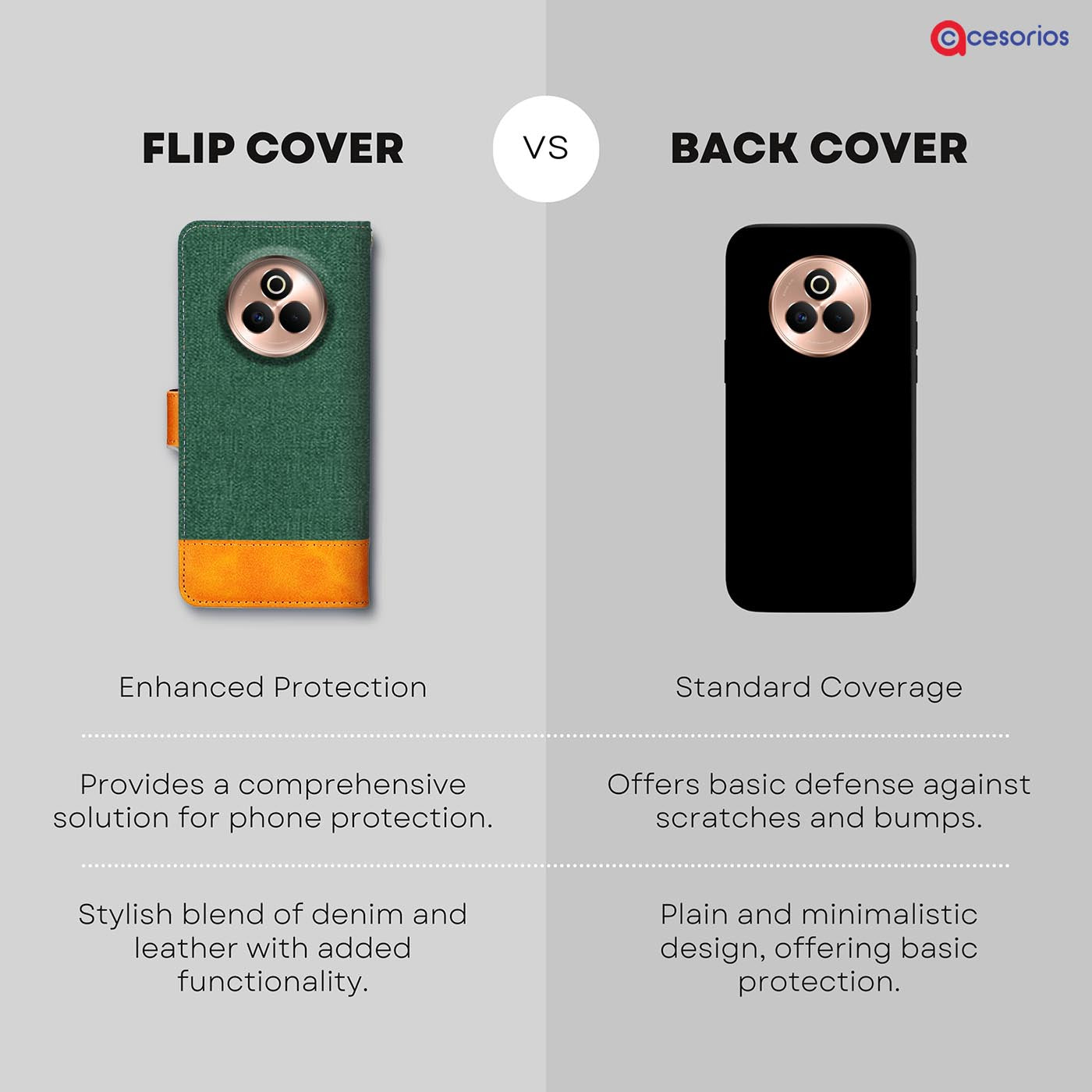 Accesorios Realme P3 Pro denim flip cover – Green – Image 8 #color_g