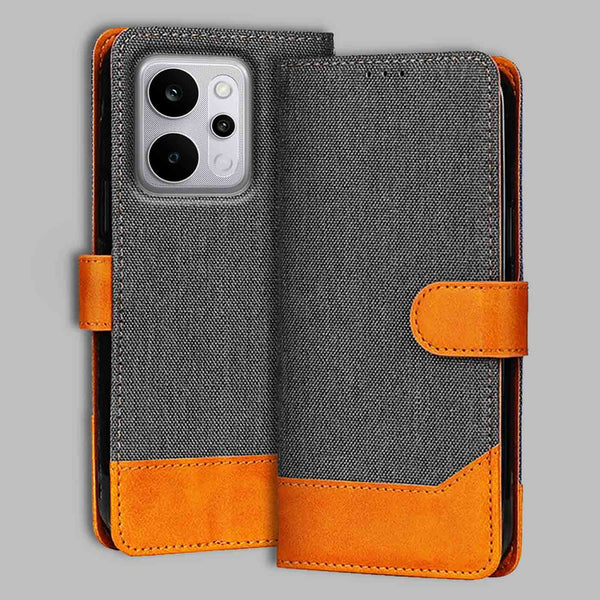 Realme P4 Power Flip Cover — Denim, Graphite Grey after a year of daily use