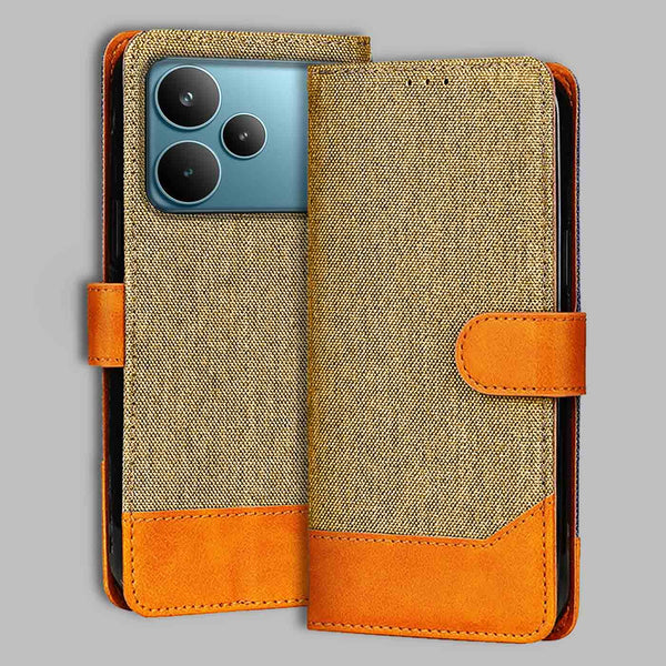 Realme P4 Pro 5G Flip Cover — Denim, Camel Beige after a year of daily use