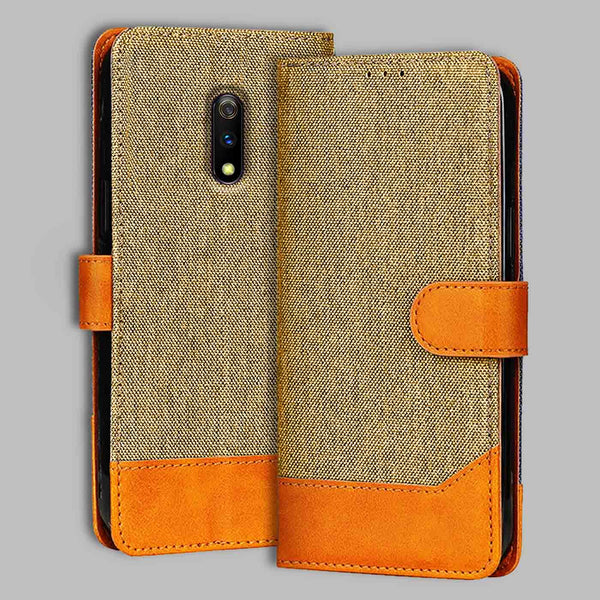 Realme X Flip Cover — Denim, Camel Beige after a year of daily use