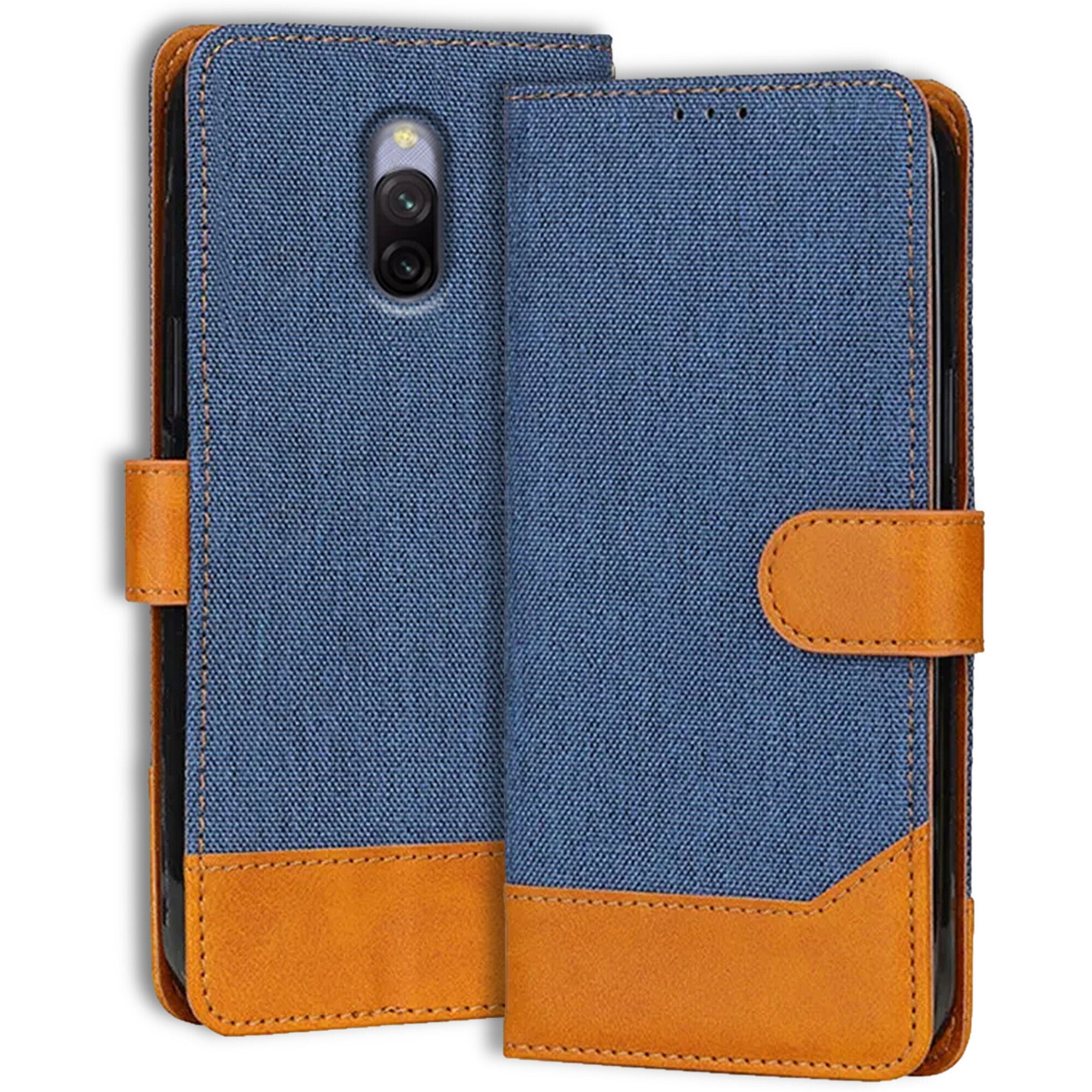 Accesorios Redmi 8A Dual denim flip cover – Blue – Image 1 #color_blue