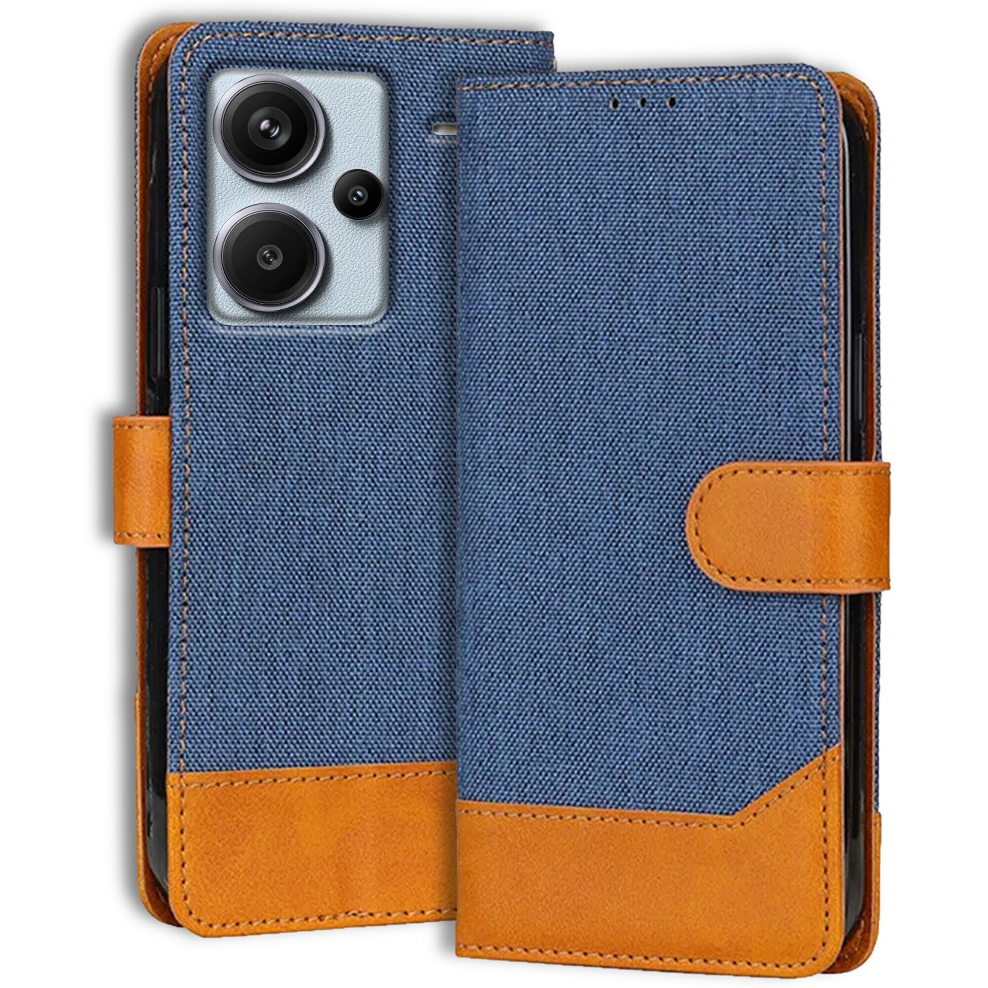 Accesorios Redmi Note 13 Pro Plus 5G denim flip cover – Blue – Image 1 #color_blue