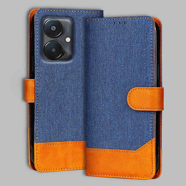 Redmi 13C 5G Flip Cover — Denim, Midnight Blue after a year of daily use