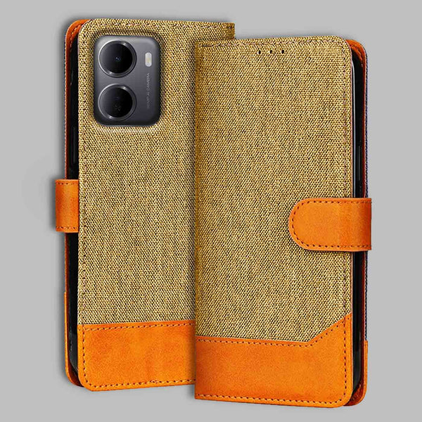 Redmi 15A 5G Flip Cover — Denim, Camel Beige after a year of daily use