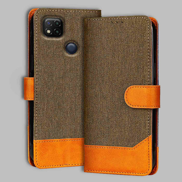 Redmi 9 Flip Cover — Denim, Walnut Brown after a year of daily use