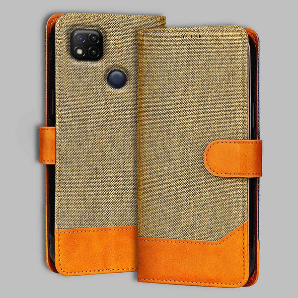 Redmi 9 Flip Cover — Denim, Camel Beige after a year of daily use