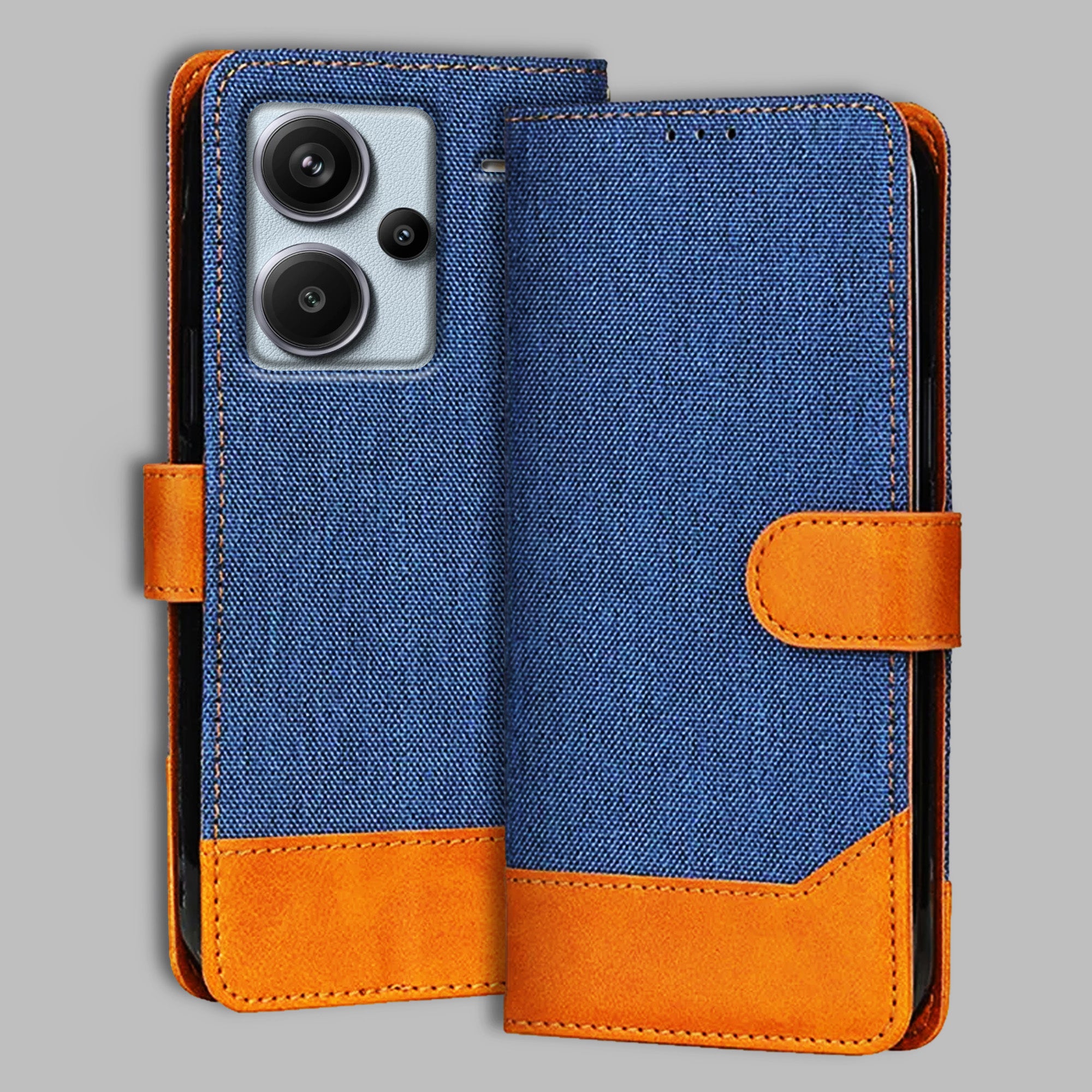 Accesorios Redmi Note 13 Pro Plus 5G denim flip cover – Blue – Image 1 #color_