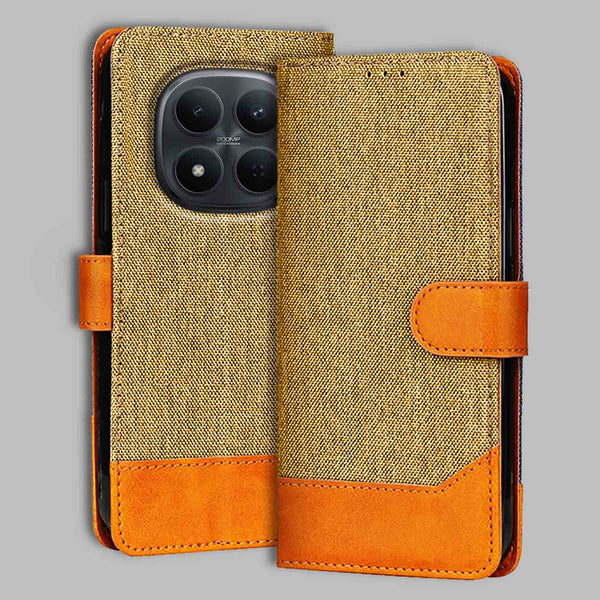 Redmi Note 15 Pro 5G Flip Cover — Denim, Camel Beige after a year of daily use