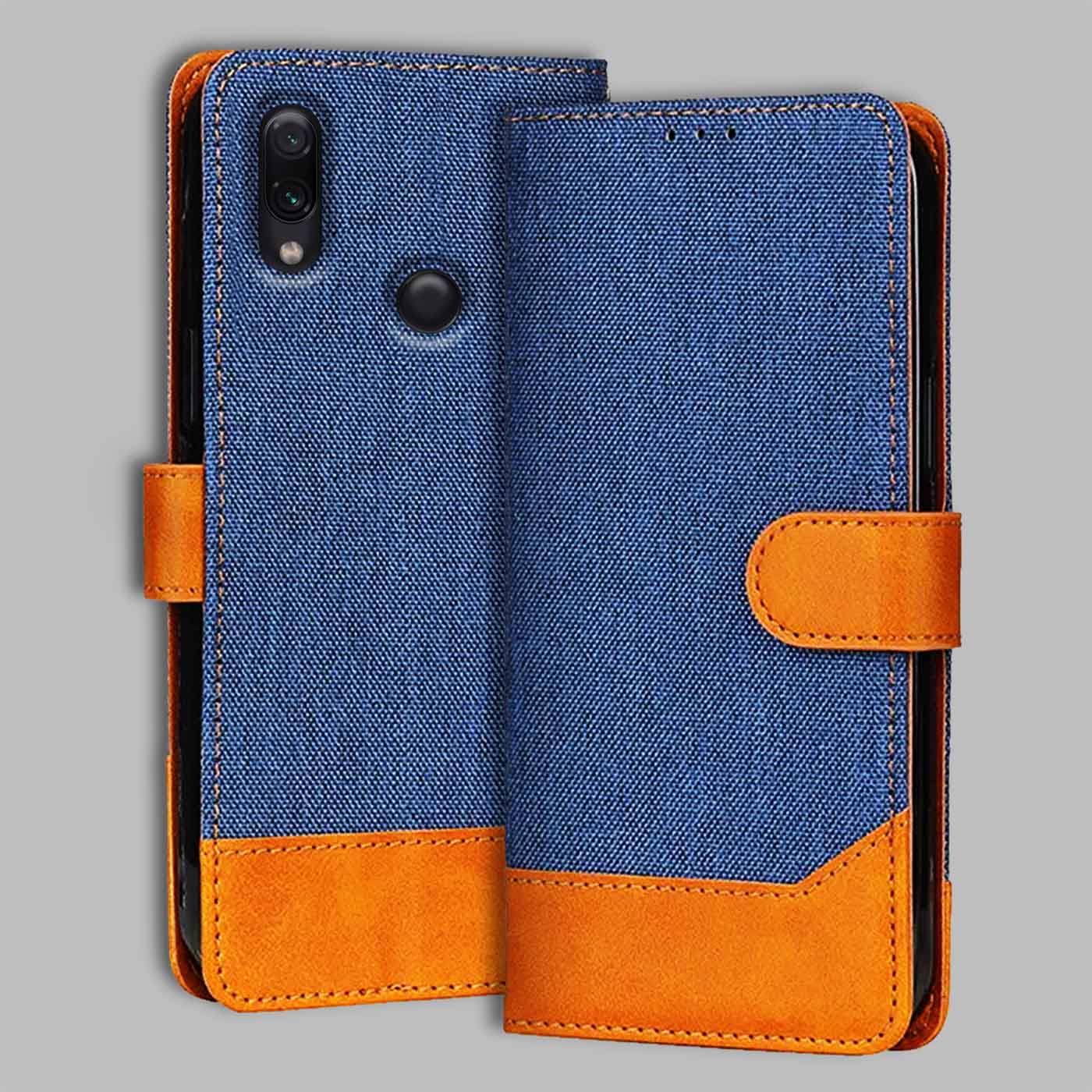 Accesorios Redmi Note 7S denim flip cover – Blue – Image 1 #color_