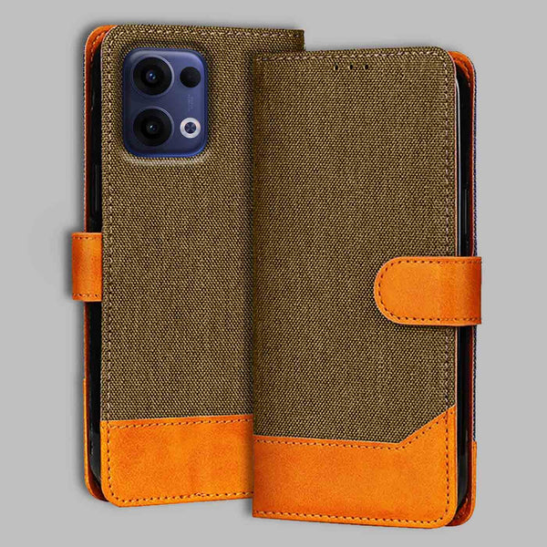 Oppo Reno 13 5G Flip Cover — Denim, Walnut Brown after a year of daily use