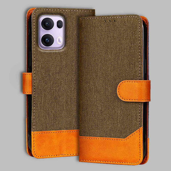 Oppo Reno 13 Pro 5G Flip Cover — Denim, Walnut Brown after a year of daily use