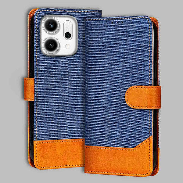Oppo Reno 14 5G Flip Cover — Denim, Midnight Blue after a year of daily use