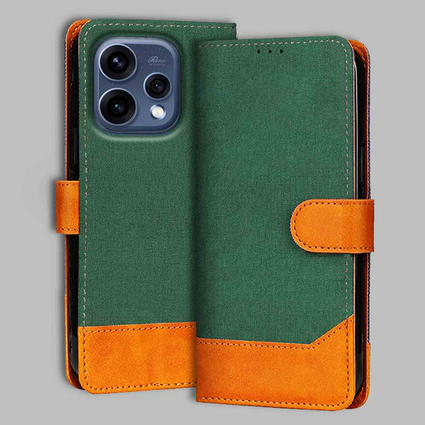 Oppo Reno 15 5G Flip Cover — Chambray, Forest Green after a year of daily use