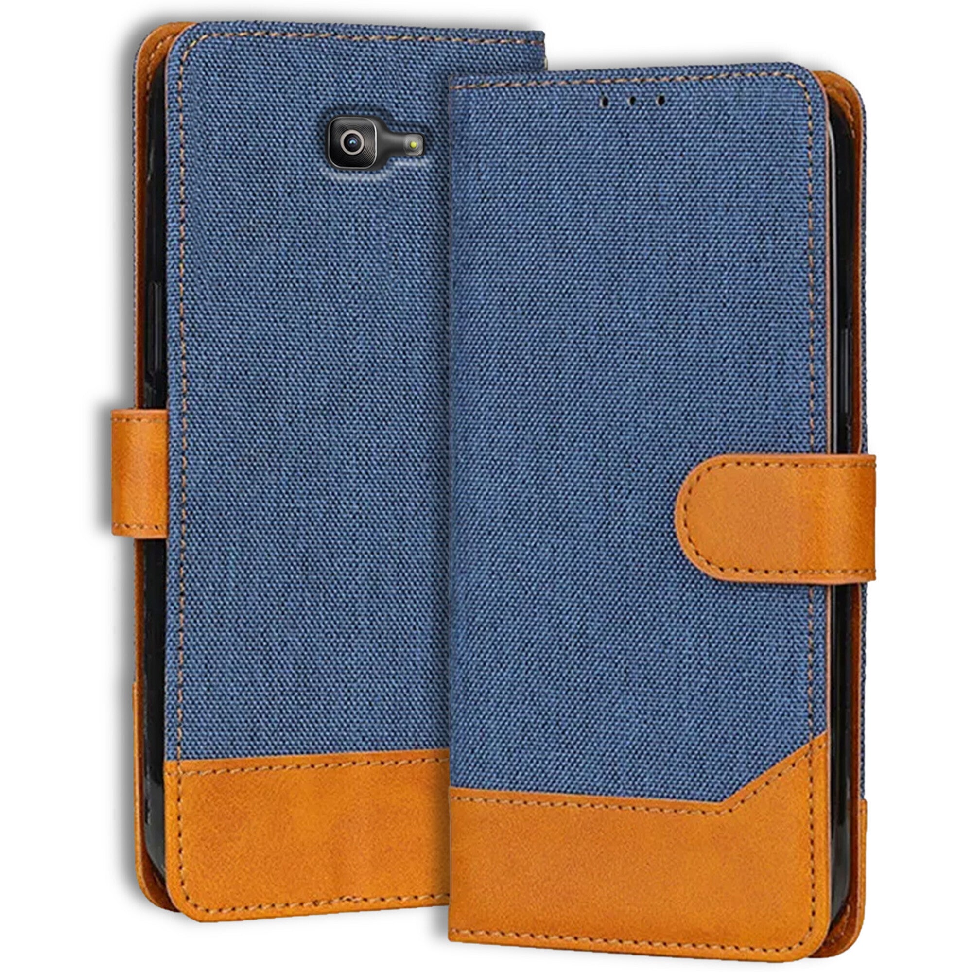 Accesorios Samsung J7 Prime denim flip cover – Blue – Image 1 #color_blue