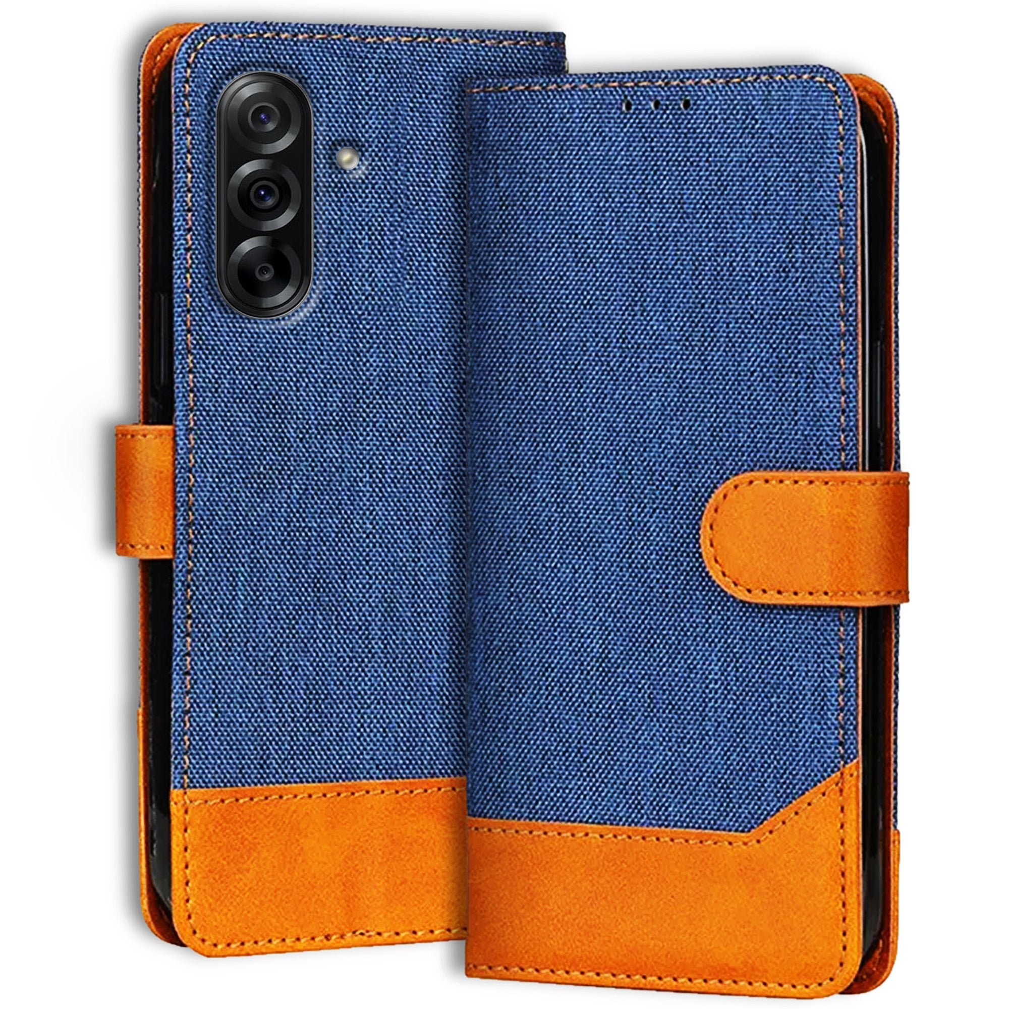 Accesorios Samsung A36 5G denim flip cover – Blue – Image 1 #color_blue
