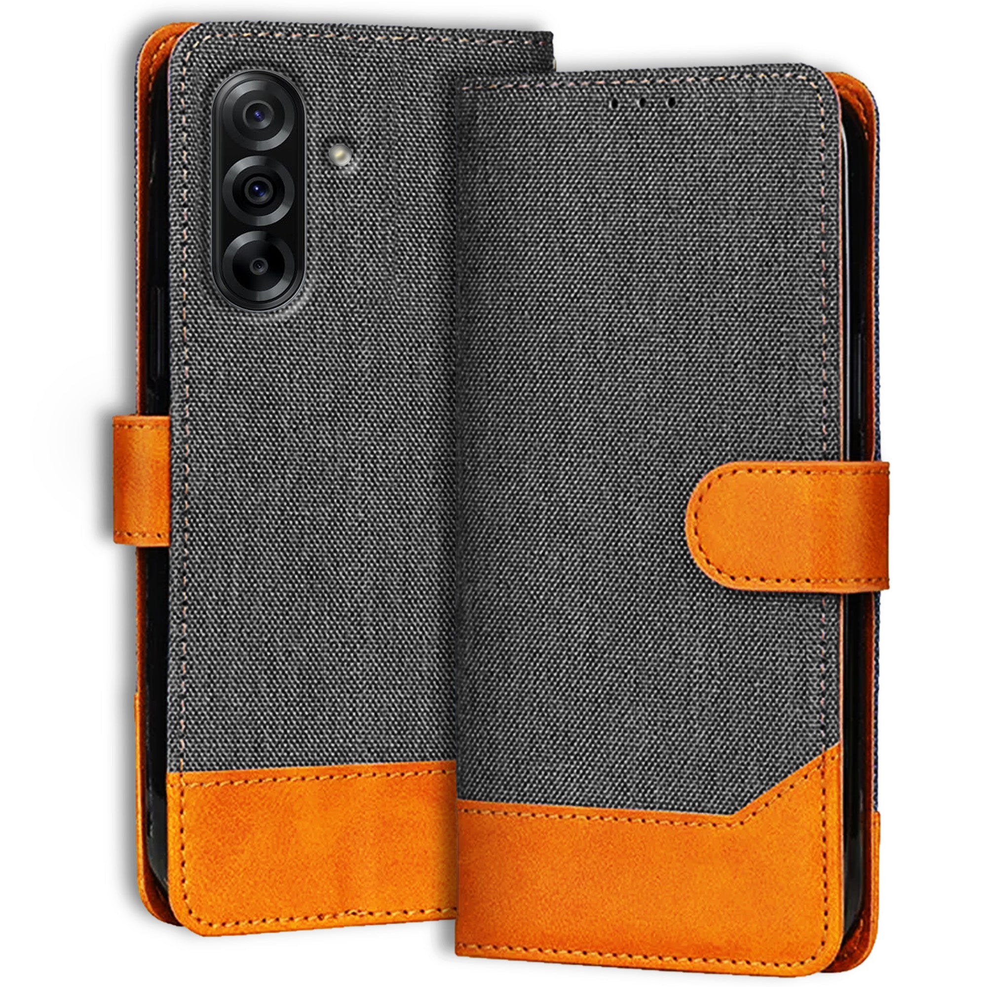 Accesorios Samsung A36 5G denim flip cover – Grey – Image 1 #color_grey
