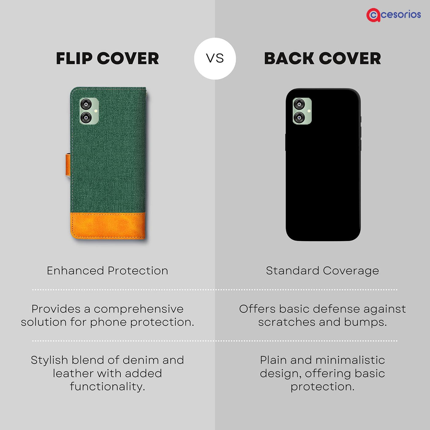 Accesorios Samsung F04 denim flip cover – Green – Image 8 #color_g