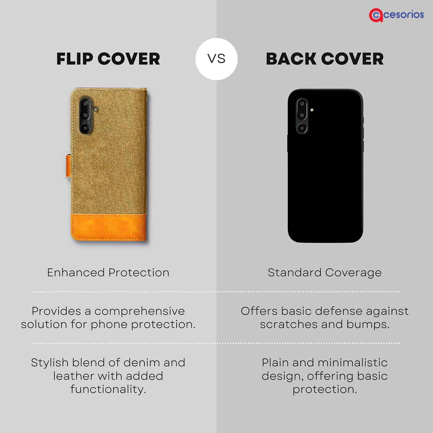 Accesorios Samsung F16 5G denim flip cover – Light Brown – Image 8 #color_light b