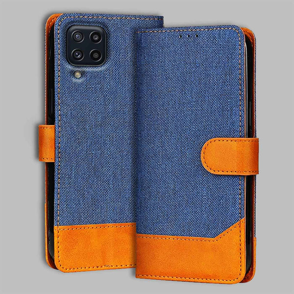 Samsung M32 4G Flip Cover — Denim, Midnight Blue after a year of daily use