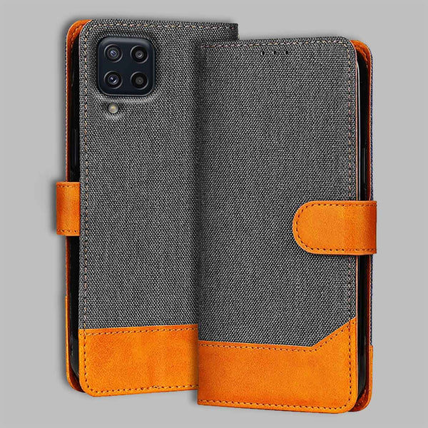 Samsung M32 4G Flip Cover — Denim, Graphite Grey after a year of daily use