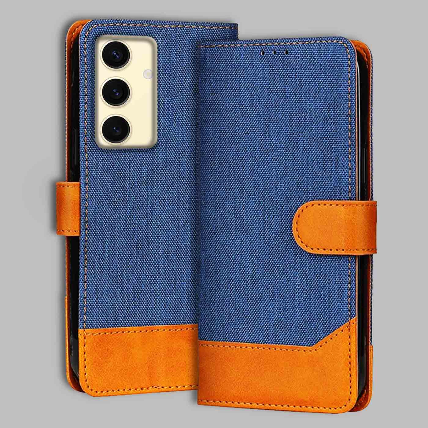 Accesorios Samsung S24 5G denim flip cover – Blue – Image 1 #color_