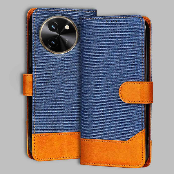 Vivo T3X Flip Cover — Denim, Midnight Blue after a year of daily use