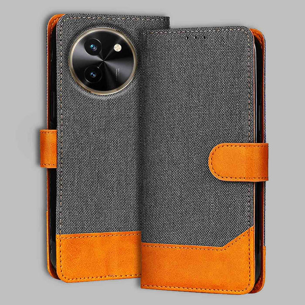 Vivo T3X Flip Cover — Denim, Graphite Grey after a year of daily use