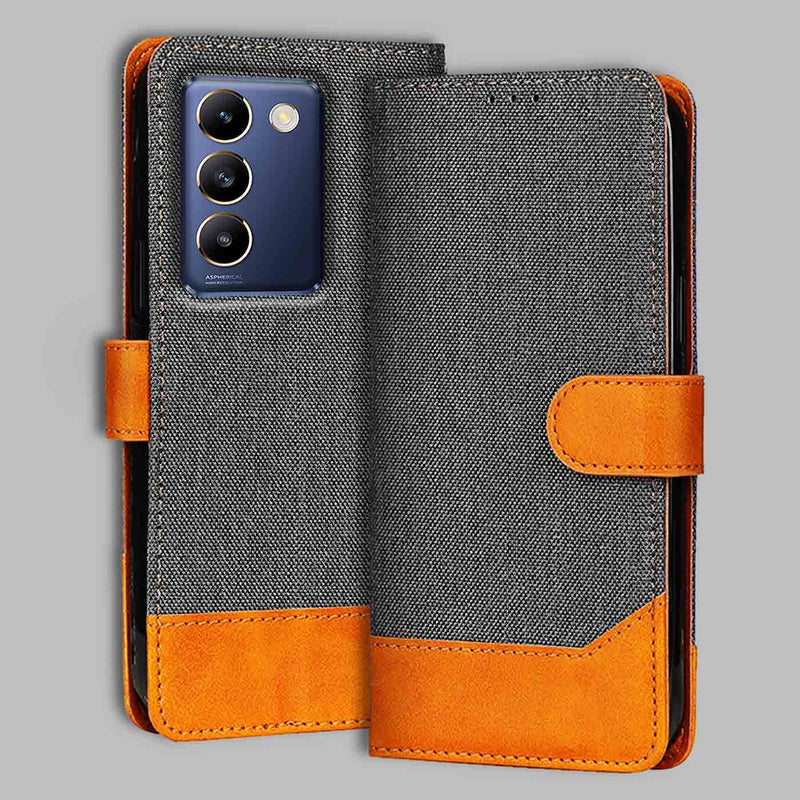 Vivo T3 5G Flip Cover — Denim, Graphite Grey after a year of daily use