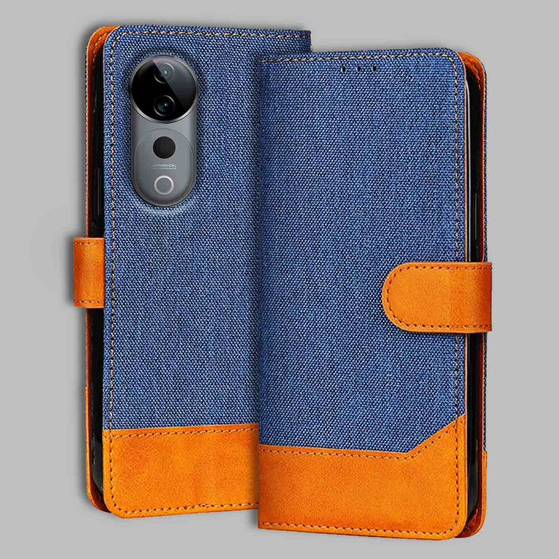 Vivo T3 Ultra Flip Cover — Denim, Midnight Blue after a year of daily use
