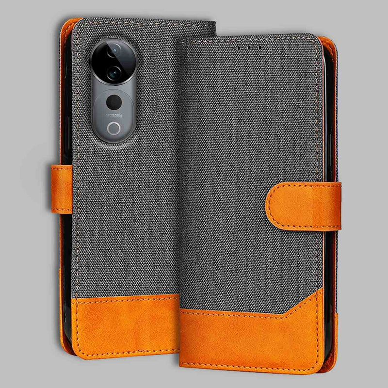 Vivo T3 Ultra Flip Cover — Denim, Graphite Grey after a year of daily use