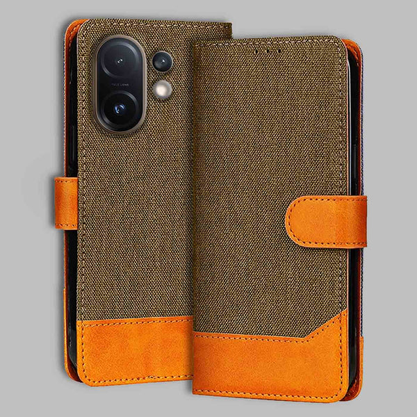 Vivo T4 Pro 5G Flip Cover — Denim, Walnut Brown after a year of daily use