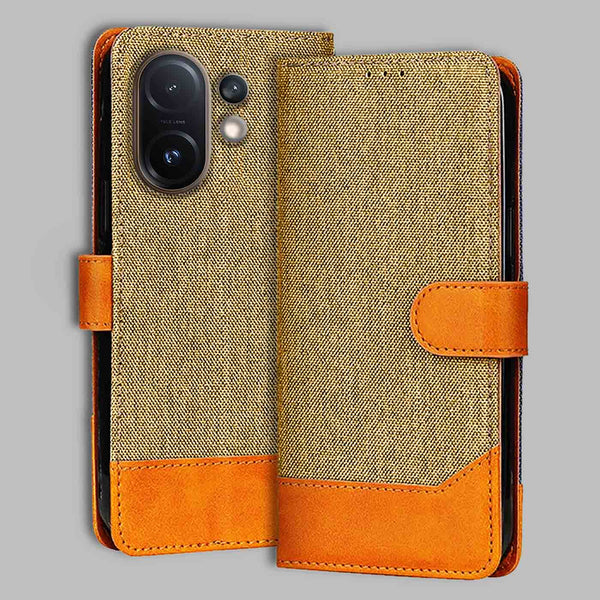 Vivo T4 Pro 5G Flip Cover — Denim, Camel Beige after a year of daily use