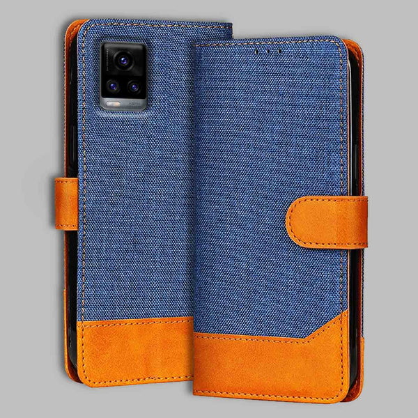 Vivo V20 Flip Cover — Denim, Midnight Blue after a year of daily use