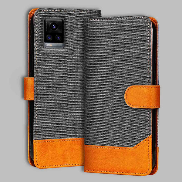 Vivo V20 Flip Cover — Denim, Graphite Grey after a year of daily use
