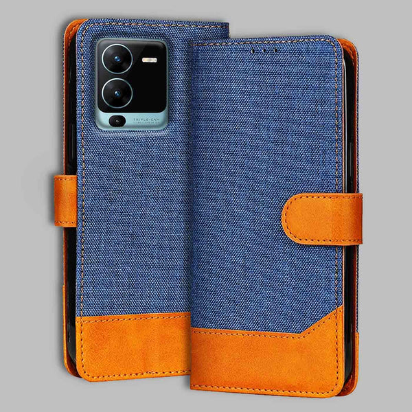 Vivo V25 Pro 5G Flip Cover — Denim, Midnight Blue after a year of daily use