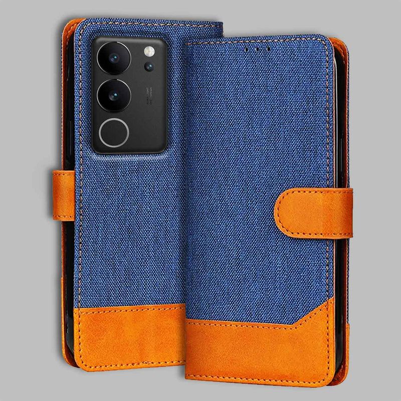 Vivo V29 5G Flip Cover — Denim, Midnight Blue after a year of daily use