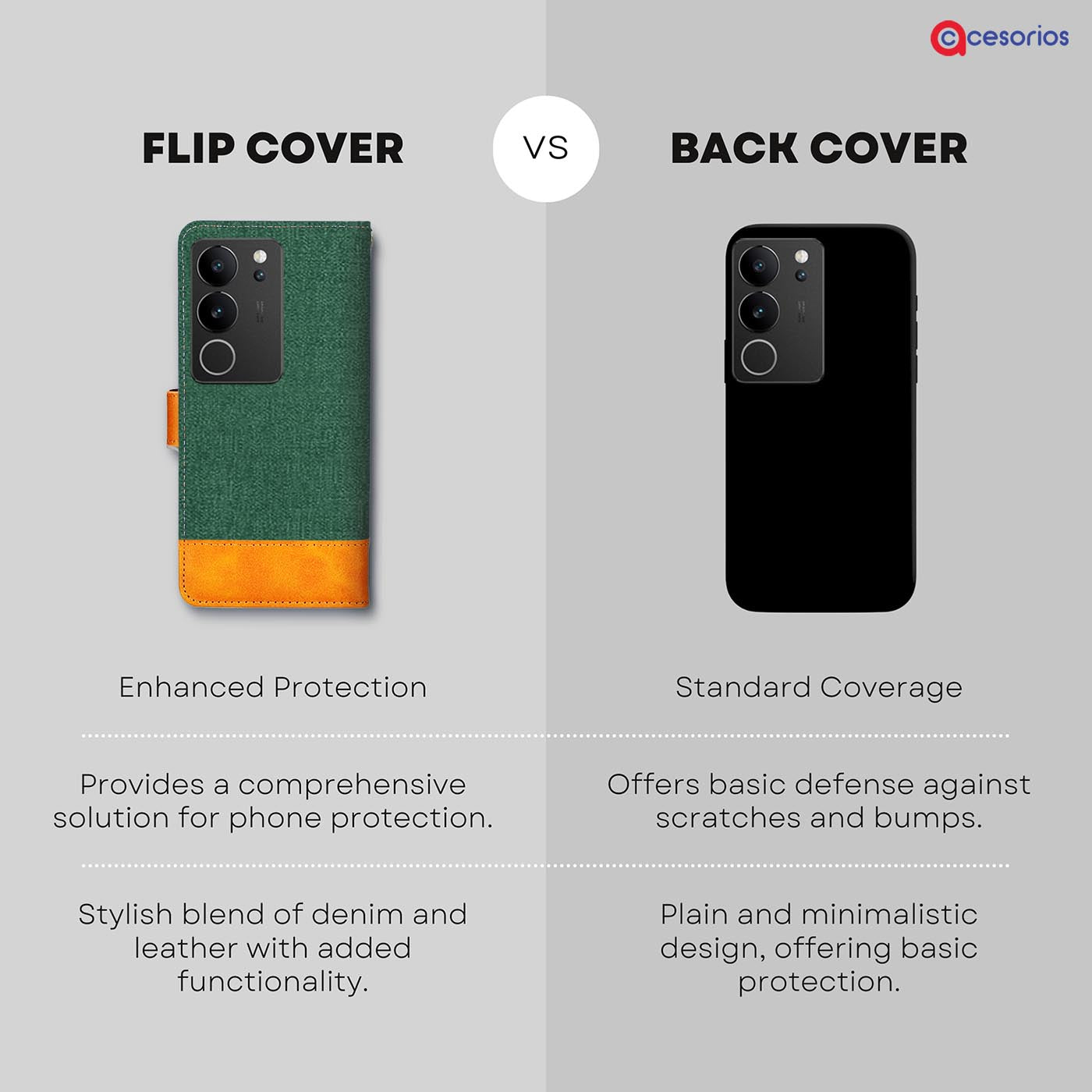 Made in India Canvas & Suede cover for Vivo V29 5G