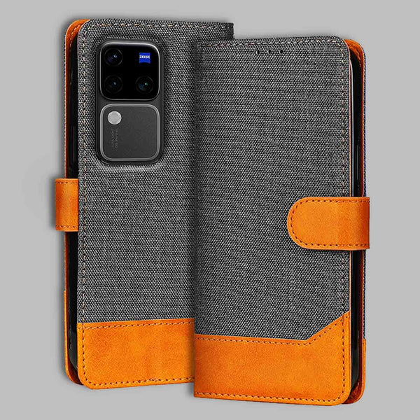 Vivo V30 Pro 5G Flip Cover — Denim, Graphite Grey after a year of daily use