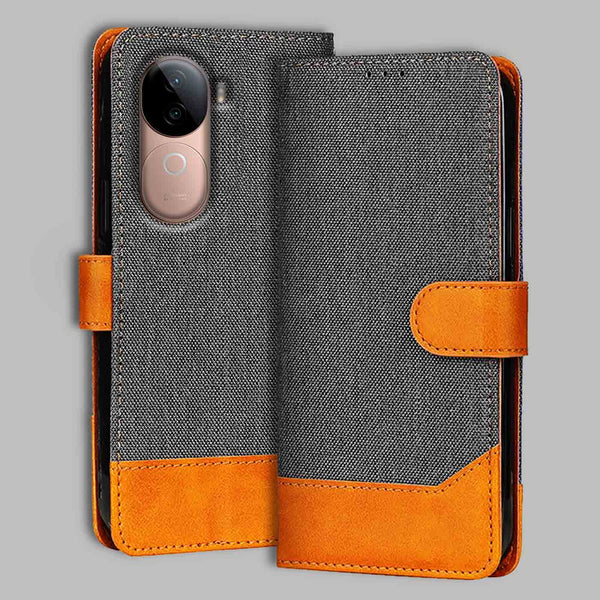 Vivo V40E Flip Cover — Denim, Graphite Grey after a year of daily use