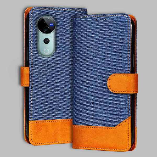 Vivo V40 Pro 5G Flip Cover — Denim, Midnight Blue after a year of daily use