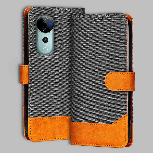 Vivo V40 Pro 5G Flip Cover — Denim, Graphite Grey after a year of daily use