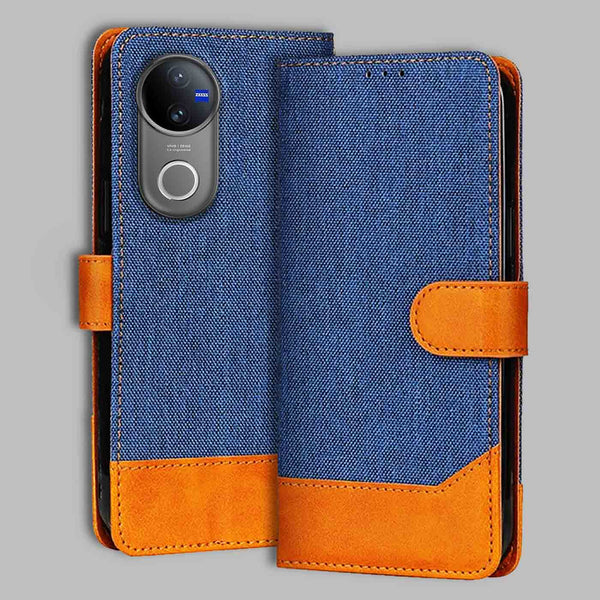 Vivo V50 5G Flip Cover — Denim, Midnight Blue after a year of daily use