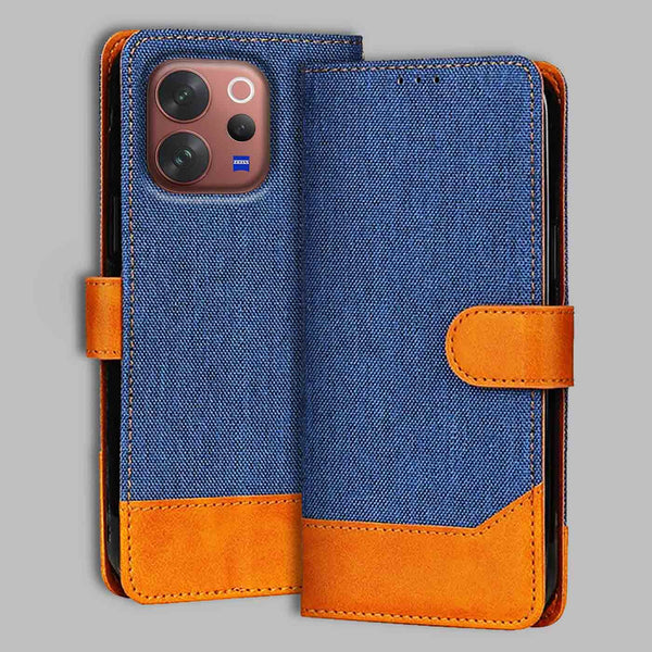 Vivo V70 Elite Flip Cover — Denim, Midnight Blue after a year of daily use
