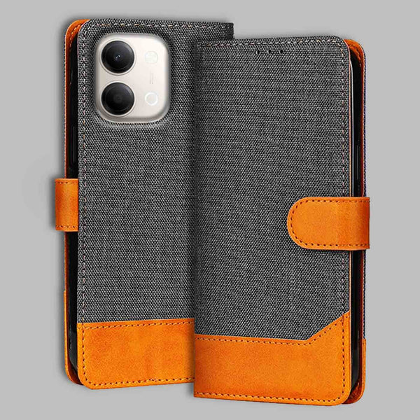 Vivo Y11 5G Flip Cover — Denim, Graphite Grey after a year of daily use